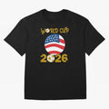 World Cup 2026 USA Soccer Design ¨C Football Fan Graphic T-Shirt Classic T-Shirt Bring Match Day Fire to FIFA World Cup 2026 for Fans of Neymar and Netherlands, Bringing Game Day Rituals, Football Legends, Country Pride and the Road to the Final;