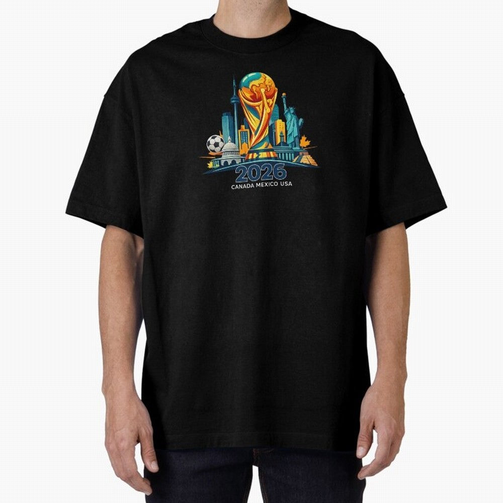 World Football Spirit 2026 - Global Football Championship - USA Canada Mexico Soccer Fan Classic T-Shirt Bring Retro Soccer Energy to FIFA World Cup 2026 Group Stage for Fans of Mbappe and Neymar and Portugal, Spain and Germany, Bringing Soccer