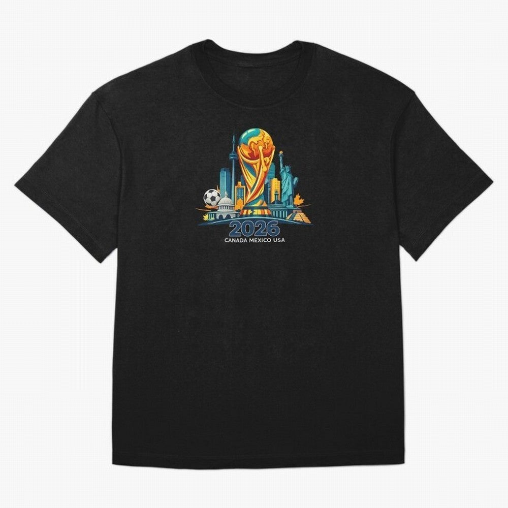 World Football Spirit 2026 - Global Football Championship - USA Canada Mexico Soccer Fan Classic T-Shirt Bring Retro Soccer Energy to FIFA World Cup 2026 Group Stage for Fans of Mbappe and Neymar and Portugal, Spain and Germany, Bringing Soccer