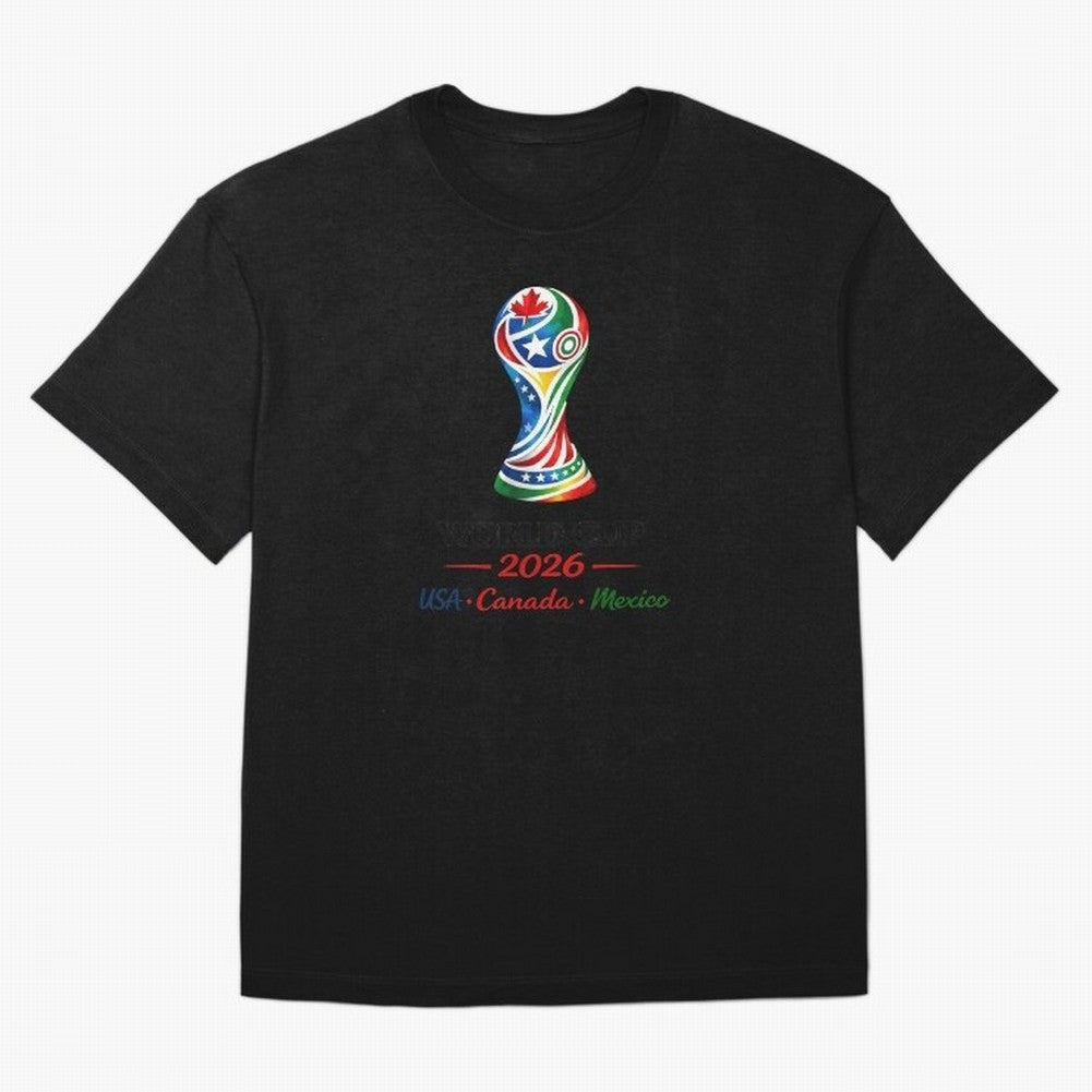 World Cup 2026, USA Canada Mexico, Soccer Fan Classic T-Shirt Back Your Heroes with Global Football Passion for FIFA World Cup 2026, Highlighting Neymar, Haaland and Cristiano Ronaldo, England, Tournament Hype, Historic Matchups, Family Viewing