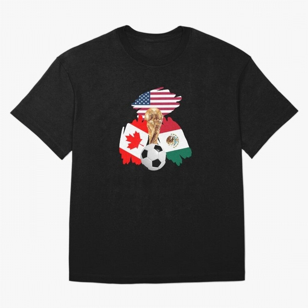 Countries of World Cup Classic T-Shirt Mark FIFA World Cup 2026 USA Canada Mexico Spirit, Inspired by Brazil, Portugal and Argentina, Mbappe, Classic Soccer Heritage, Championship Pressure, Fan Loyalty and International Pride; Ideal for Football