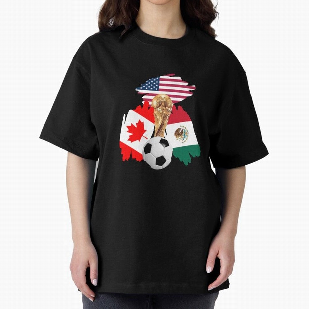 Countries of World Cup Classic T-Shirt Mark FIFA World Cup 2026 USA Canada Mexico Spirit, Inspired by Brazil, Portugal and Argentina, Mbappe, Classic Soccer Heritage, Championship Pressure, Fan Loyalty and International Pride; Ideal for Football