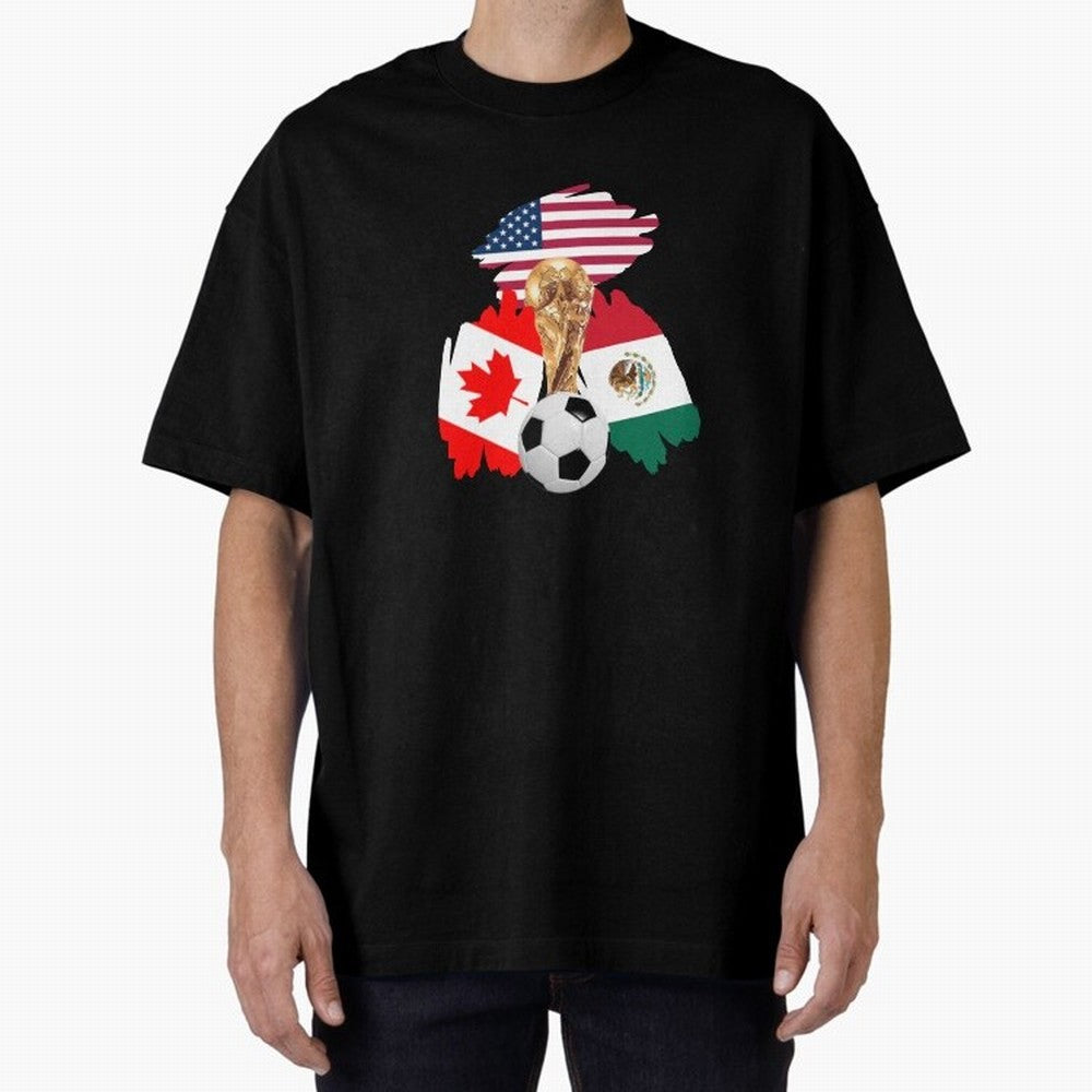 Countries of World Cup Classic T-Shirt Mark FIFA World Cup 2026 USA Canada Mexico Spirit, Inspired by Brazil, Portugal and Argentina, Mbappe, Classic Soccer Heritage, Championship Pressure, Fan Loyalty and International Pride; Ideal for Football