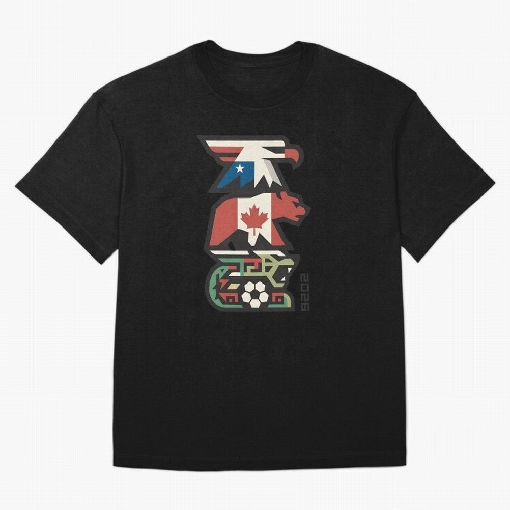 USA Canada Mexico World Cup 2026 Host Nations Classic T-Shirt Show Support during the FIFA World Cup 2026 Group Stage Journey through Haaland Highlights, Spain Pride, Classic Soccer Heritage, Championship Pressure, Fan Loyalty and International