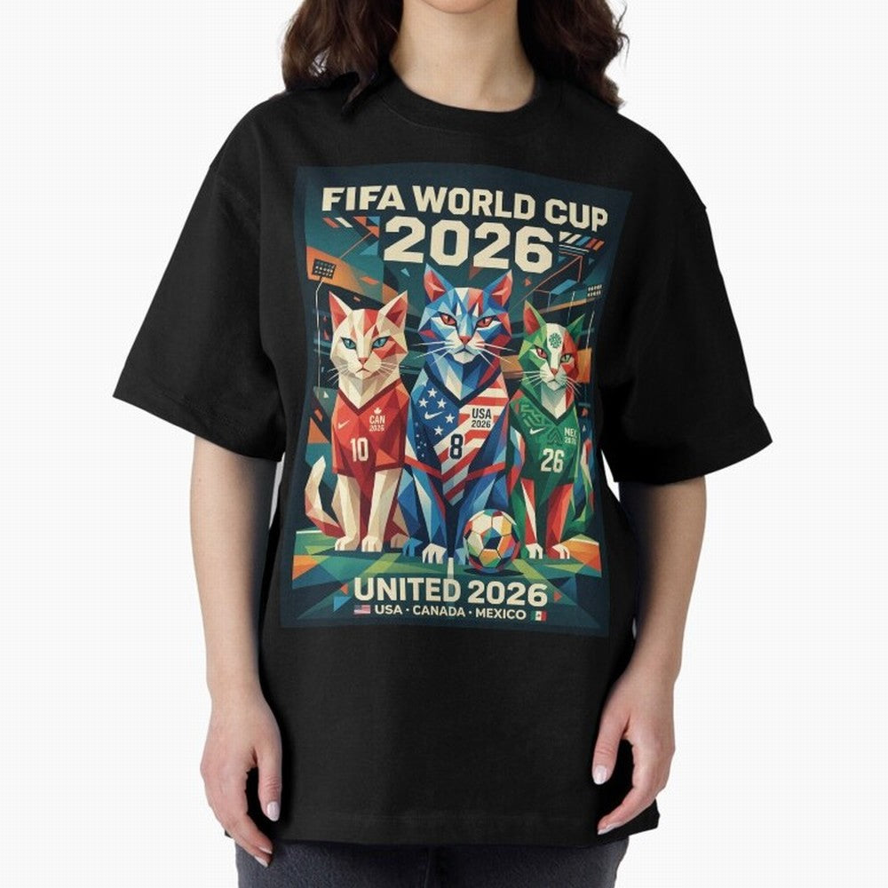 The Cats Football World Cup Classic T-Shirt Fuel Your Fan Pride for FIFA World Cup 2026 Spirit, Capturing France, Haaland and Mbappe, Football History, Final Match Energy, Crowd Noise and Once in a Lifetime Moments; Made for Collectors Who Enjoy
