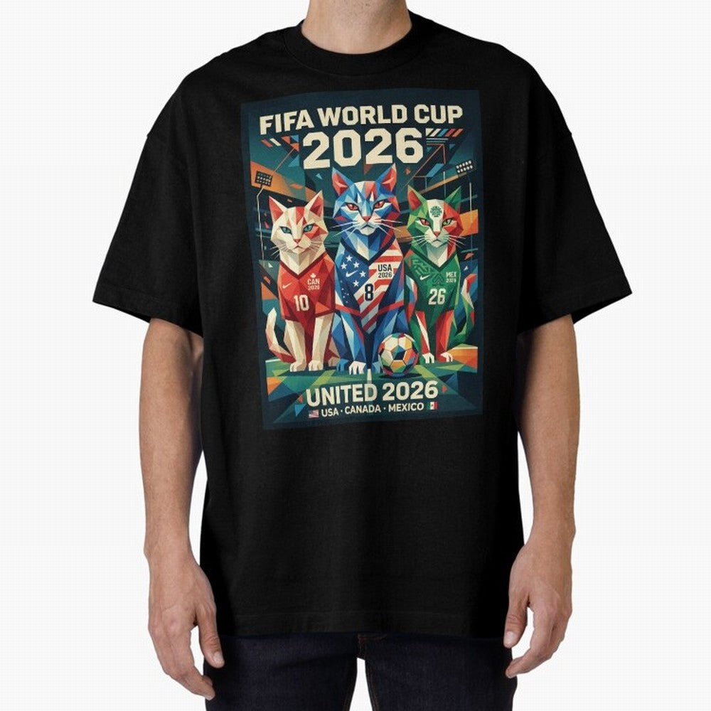 The Cats Football World Cup Classic T-Shirt Fuel Your Fan Pride for FIFA World Cup 2026 Spirit, Capturing France, Haaland and Mbappe, Football History, Final Match Energy, Crowd Noise and Once in a Lifetime Moments; Made for Collectors Who Enjoy