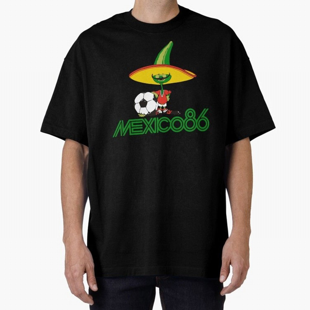 Mexico 86 Piquet Classic T-Shirt Represent the Passion of Match Day Hype around FIFA World Cup 2026 Group Stage, Messi, France and Portugal, Stadium Chants, National Pride, Trophy Dreams and Unforgettable Football Memories; Perfect for Supporters