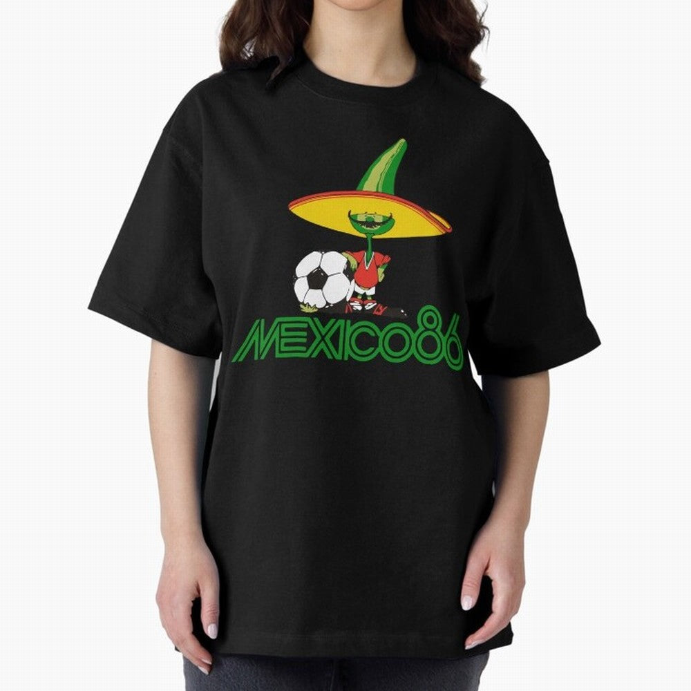 Mexico 86 Piquet Classic T-Shirt Represent the Passion of Match Day Hype around FIFA World Cup 2026 Group Stage, Messi, France and Portugal, Stadium Chants, National Pride, Trophy Dreams and Unforgettable Football Memories; Perfect for Supporters