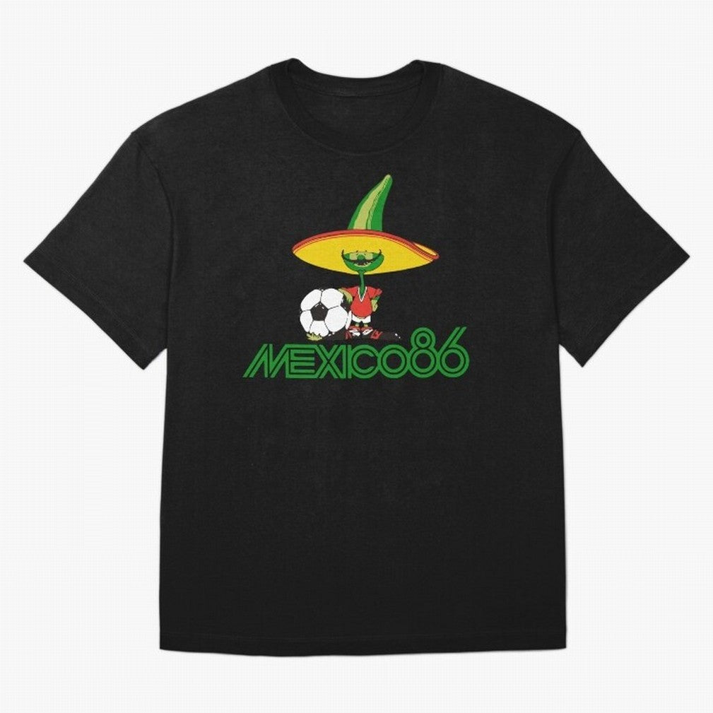 Mexico 86 Piquet Classic T-Shirt Represent the Passion of Match Day Hype around FIFA World Cup 2026 Group Stage, Messi, France and Portugal, Stadium Chants, National Pride, Trophy Dreams and Unforgettable Football Memories; Perfect for Supporters
