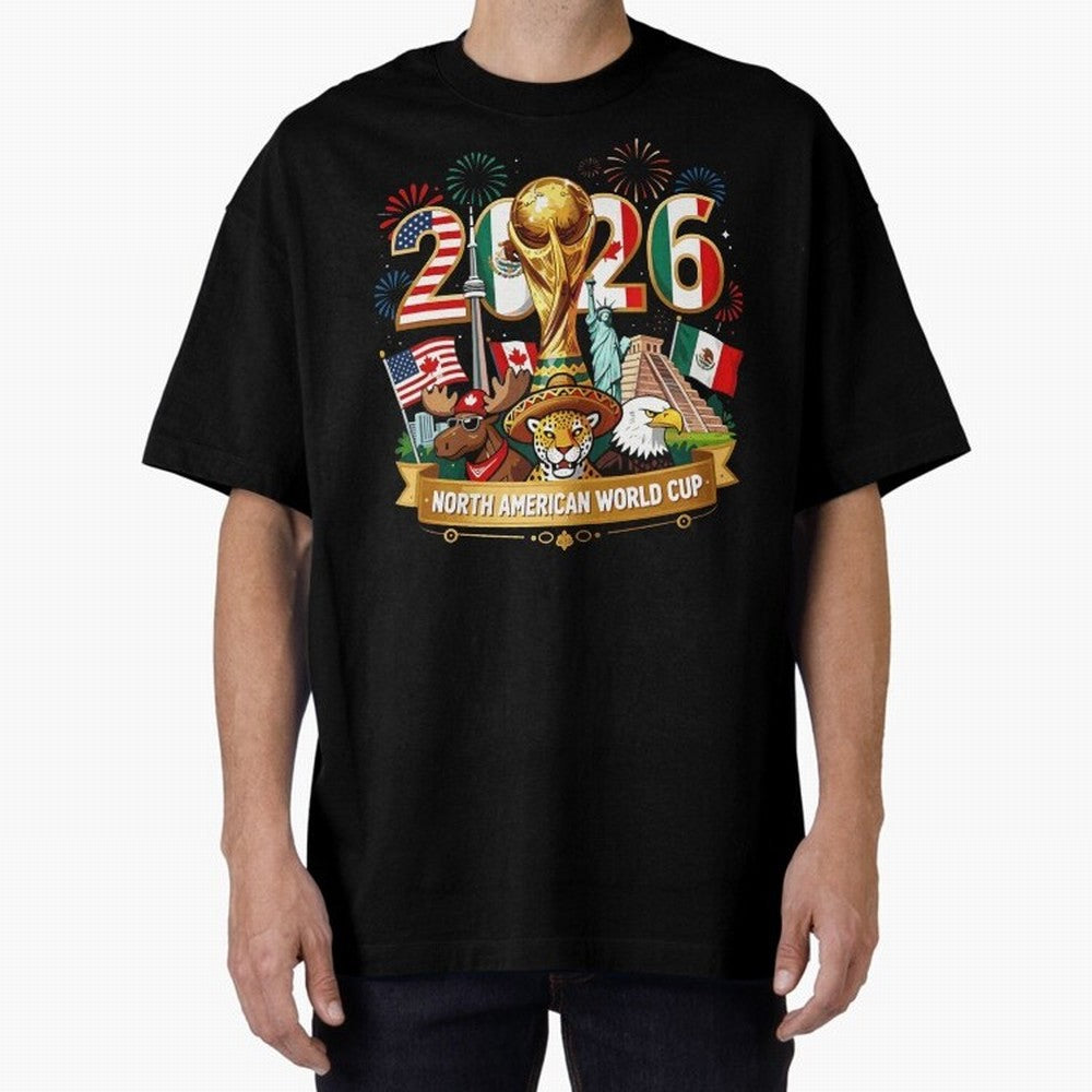 World Cup 2026 North America USA Canada Mexico Soccer Fan Classic T-Shirt Elevate the FIFA World Cup 2026 USA Canada Mexico Journey through Messi Highlights, Spain Pride, Supporter Pride, Iconic Celebrations, Legendary Names and Global Match Day