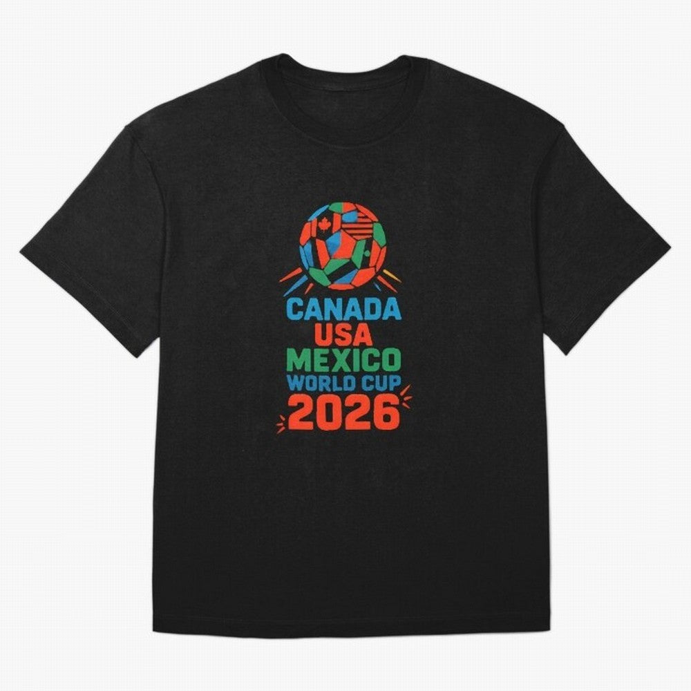 World Cup 2026 USA Canada Mexico ¡ª Retro Soccer Tournament Illustration Classic T-Shirt Spotlight FIFA World Cup 2026 Group Stage for Fans of Mbappe and Portugal, Bringing Stadium Memories, Football Loyalty, International Chants and Championship