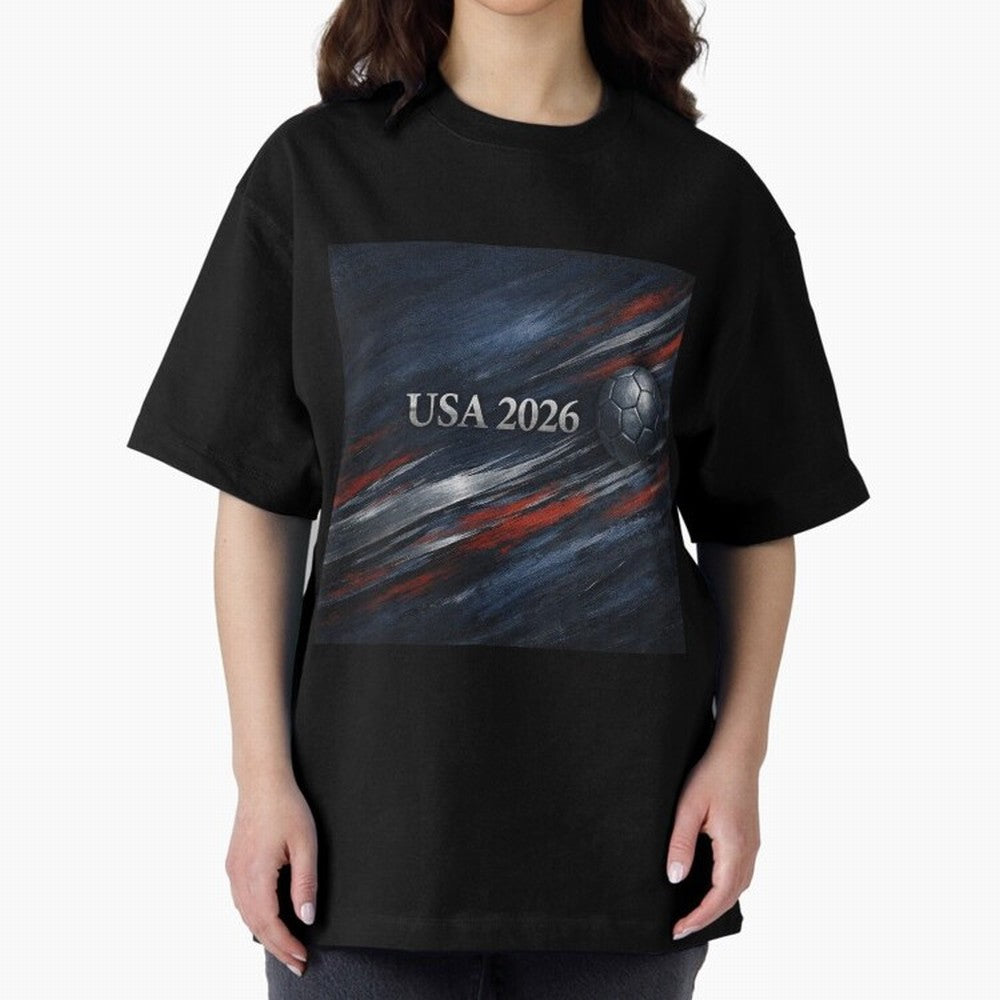 USA 2026 Soccer Event Design Classic T-Shirt Capture Stadium Memories from FIFA World Cup 2026 USA Canada Mexico with CR7 and Messi, Argentina and Brazil Energy, Stadium Chants, National Pride, Trophy Dreams and Unforgettable Football Memories;