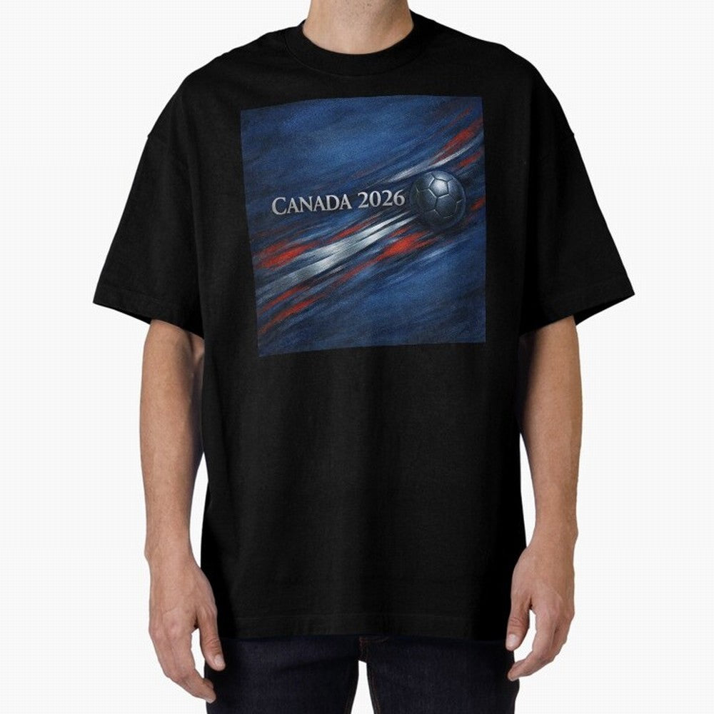 Canada 2026 Soccer Splash Classic T-Shirt Cheer through Every Moment of FIFA World Cup 2026 Group Stage with Messi and Cristiano Ronaldo, Argentina Energy, Goal Celebration Energy, Supporter Heritage, Football Icons and Worldwide Tournament Joy;