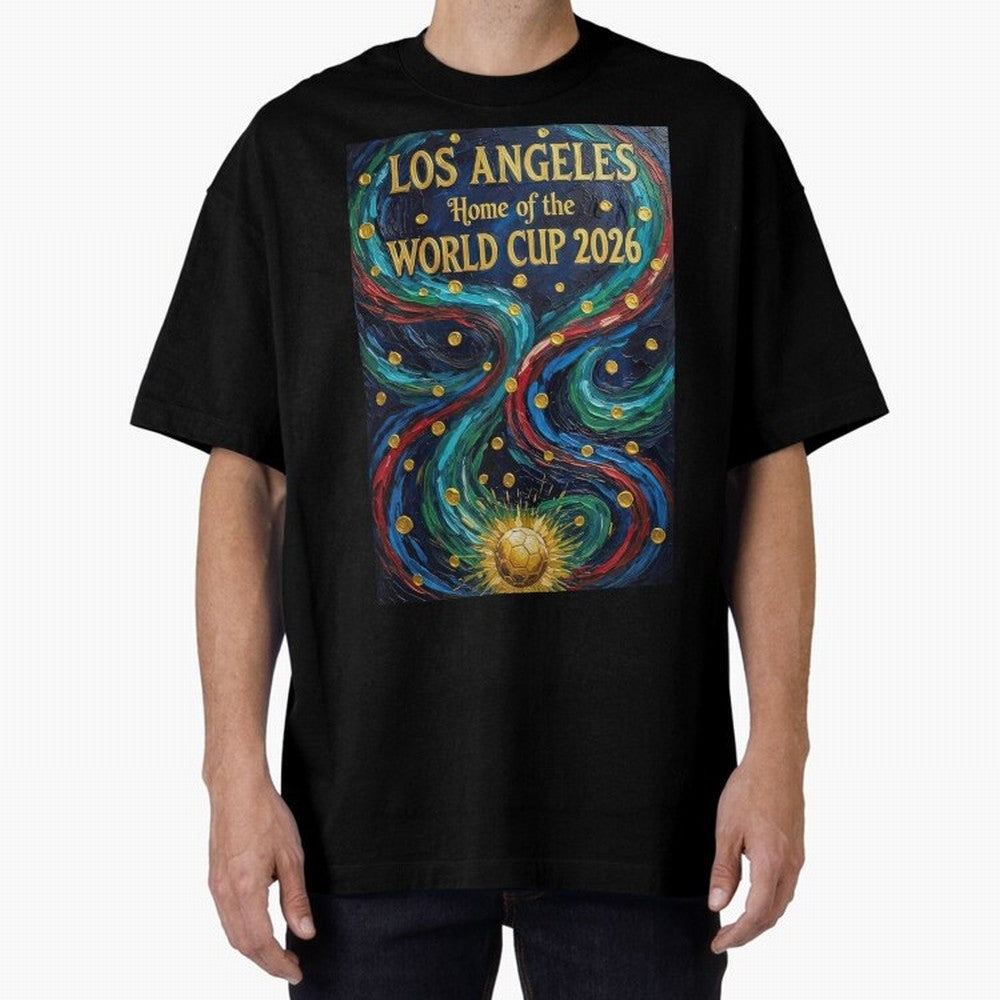 Los Angeles Home of the World Cup 2026 Soccer Fan ¡ª Moody Jewel Art Print Classic T-Shirt Stand Proud for FIFA World Cup 2026 Capturing Messi, Spain and Netherlands Energy, Football Festival Excitement, Trophy Ambitions, Country Rivalries and Star