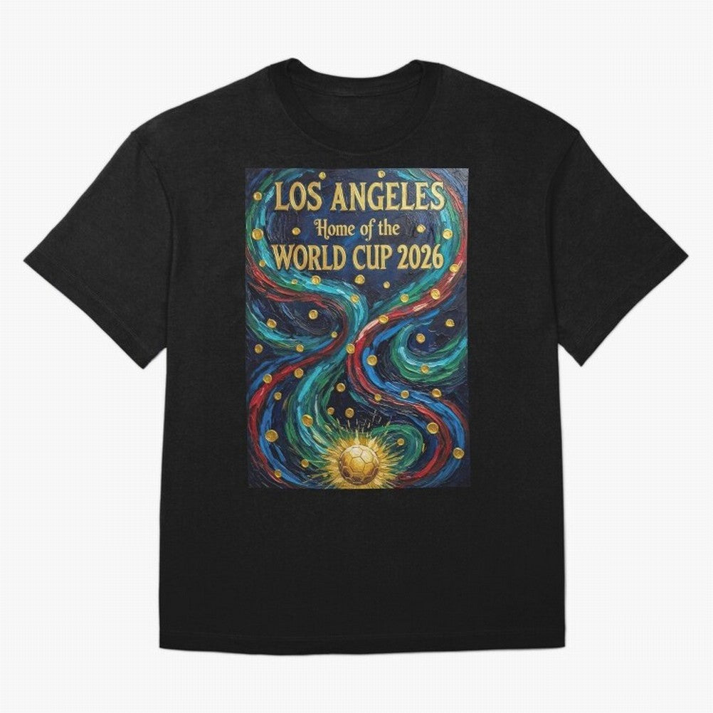Los Angeles Home of the World Cup 2026 Soccer Fan ¡ª Moody Jewel Art Print Classic T-Shirt Stand Proud for FIFA World Cup 2026 Capturing Messi, Spain and Netherlands Energy, Football Festival Excitement, Trophy Ambitions, Country Rivalries and Star