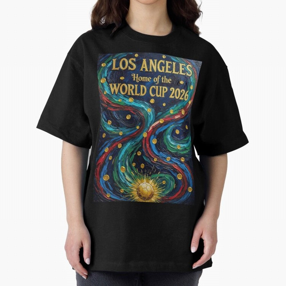 Los Angeles Home of the World Cup 2026 Soccer Fan ¡ª Moody Jewel Art Print Classic T-Shirt Stand Proud for FIFA World Cup 2026 Capturing Messi, Spain and Netherlands Energy, Football Festival Excitement, Trophy Ambitions, Country Rivalries and Star