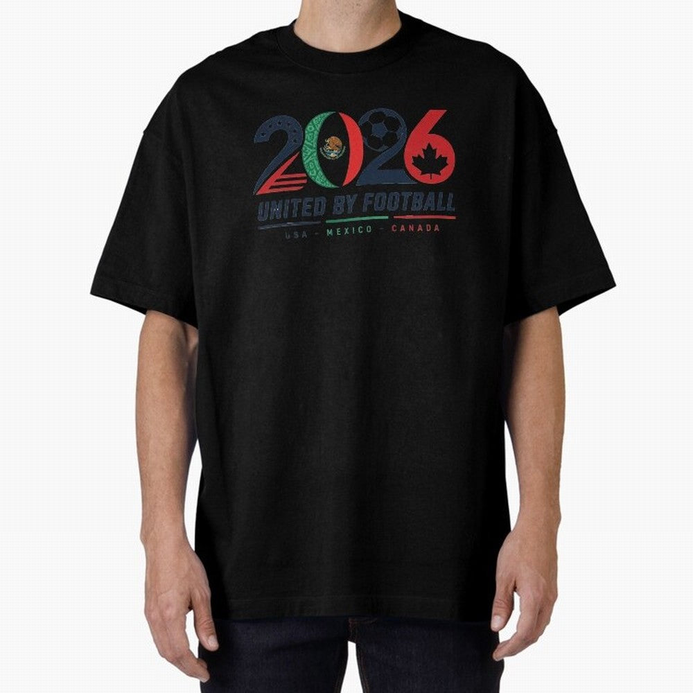 United by Football 2026 Soccer Design Classic T-Shirt Support Iconic Players in FIFA World Cup 2026 Celebrating Messi and Cristiano Ronaldo, Argentina and Brazil Energy, Football History, Final Match Energy, Crowd Noise and Once in a Lifetime