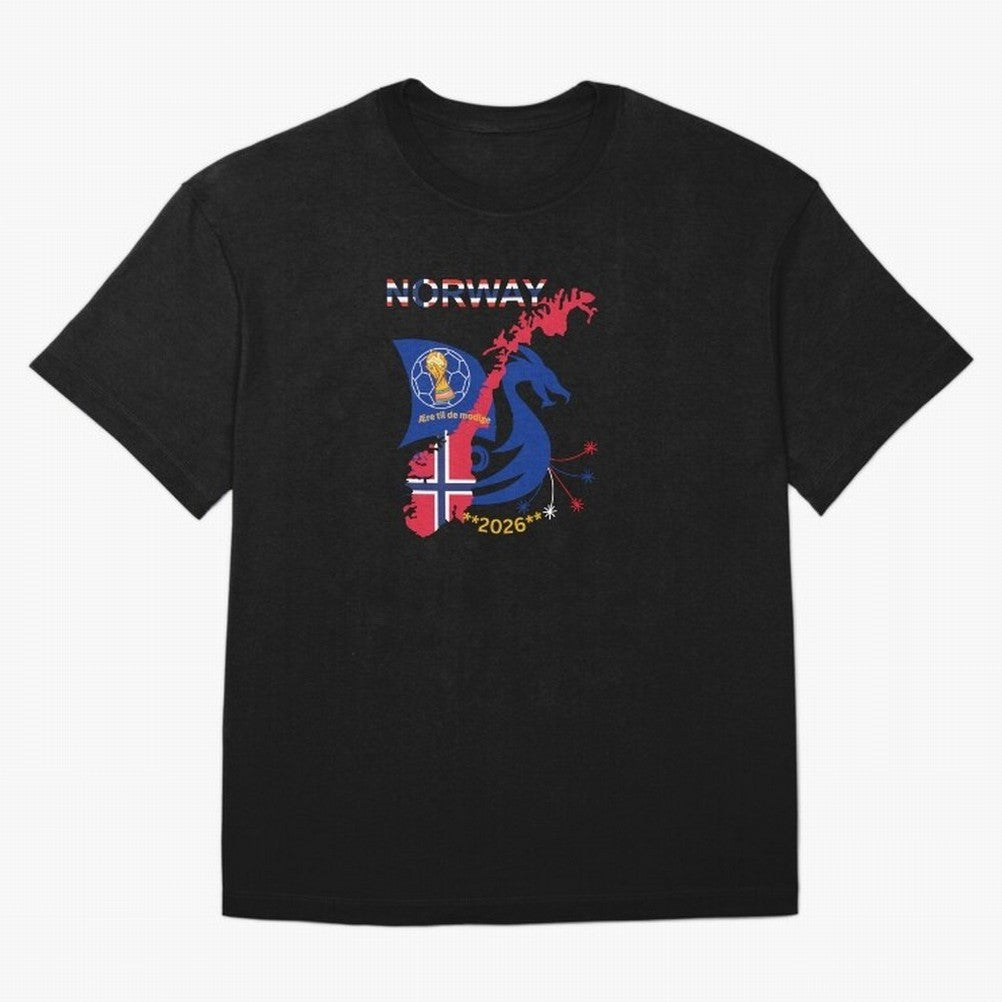 Norway 2026 Classic T-Shirt Celebrate Football Dreams Across FIFA World Cup 2026 Built around Cristiano Ronaldo, Haaland and CR7, Brazil Energy, Vintage Soccer Flavor, Modern Football Stars, National Flags and Final Night Emotion; Ideal for
