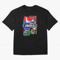 Glitched United 2026 - North America Tournament Emblem Classic T-Shirt Celebrate Golden Goal Energy in Global Football Passion for FIFA World Cup 2026, Capturing Haaland and Mbappe, Germany, Soccer Culture, Superstar Moments, National Team Dreams