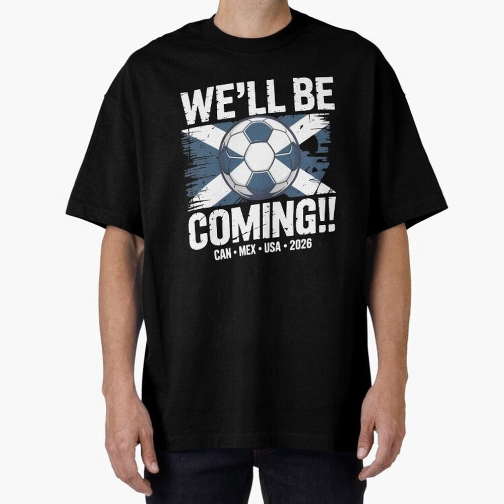 Scotland 2026 Football Qualification National Pride Classic T-Shirt Wear the Spirit of FIFA World Cup 2026 Capturing Neymar, Haaland and Cristiano Ronaldo, Portugal, Spain and Germany Energy, Vintage Soccer Flavor, Modern Football Stars, National