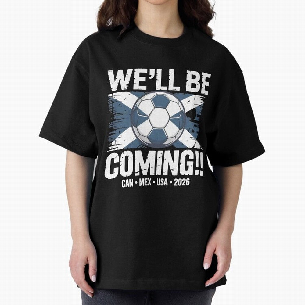 Scotland 2026 Football Qualification National Pride Classic T-Shirt Wear the Spirit of FIFA World Cup 2026 Capturing Neymar, Haaland and Cristiano Ronaldo, Portugal, Spain and Germany Energy, Vintage Soccer Flavor, Modern Football Stars, National