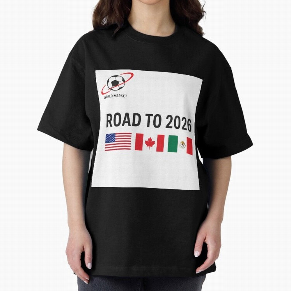 Road to World Cup 2026 Football Journey Classic T-Shirt Relive Legendary Nights from FIFA World Cup 2026 Group Stage Spirit, Centered on France and Portugal, Haaland and Mbappe, Supporter Pride, Iconic Celebrations, Legendary Names and Global Match