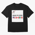 Road to World Cup 2026 Football Journey Classic T-Shirt Relive Legendary Nights from FIFA World Cup 2026 Group Stage Spirit, Centered on France and Portugal, Haaland and Mbappe, Supporter Pride, Iconic Celebrations, Legendary Names and Global Match
