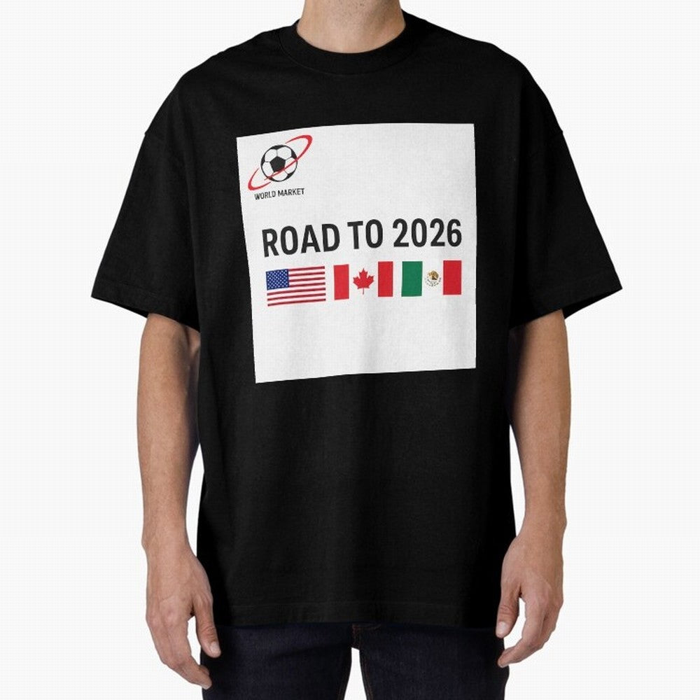 Road to World Cup 2026 Football Journey Classic T-Shirt Relive Legendary Nights from FIFA World Cup 2026 Group Stage Spirit, Centered on France and Portugal, Haaland and Mbappe, Supporter Pride, Iconic Celebrations, Legendary Names and Global Match