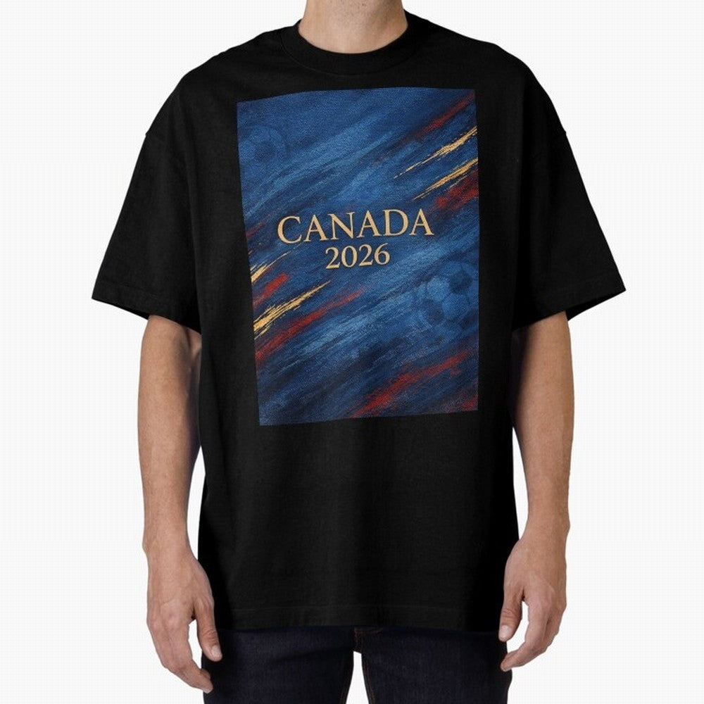 Elegant and Luxury Canada 2026 Soccer Theme Classic T-Shirt Cheer for the FIFA World Cup 2026 Group Stage Journey through Cristiano Ronaldo Highlights, England, France and Netherlands Pride, Stadium Chants, National Pride, Trophy Dreams and