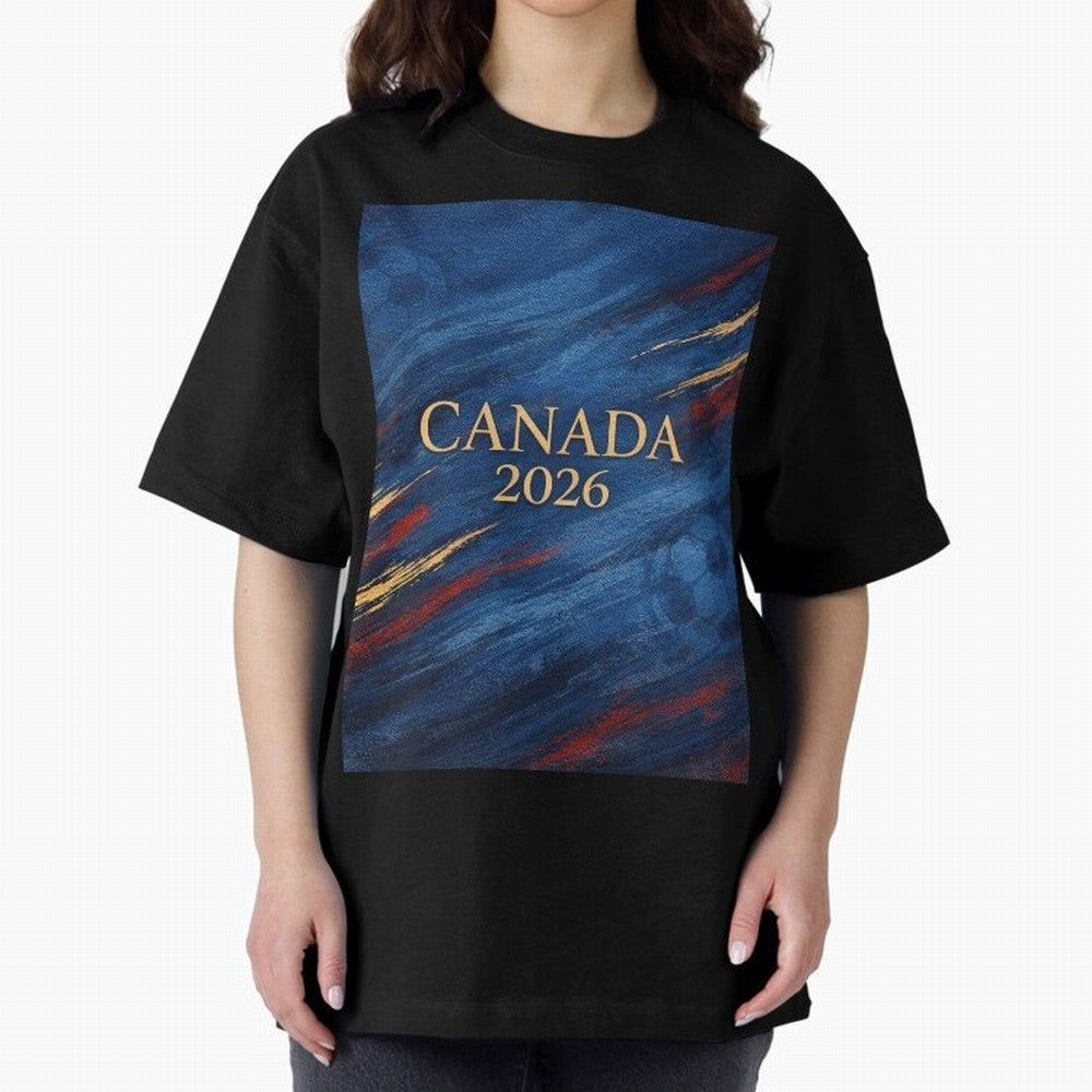 Elegant and Luxury Canada 2026 Soccer Theme Classic T-Shirt Cheer for the FIFA World Cup 2026 Group Stage Journey through Cristiano Ronaldo Highlights, England, France and Netherlands Pride, Stadium Chants, National Pride, Trophy Dreams and