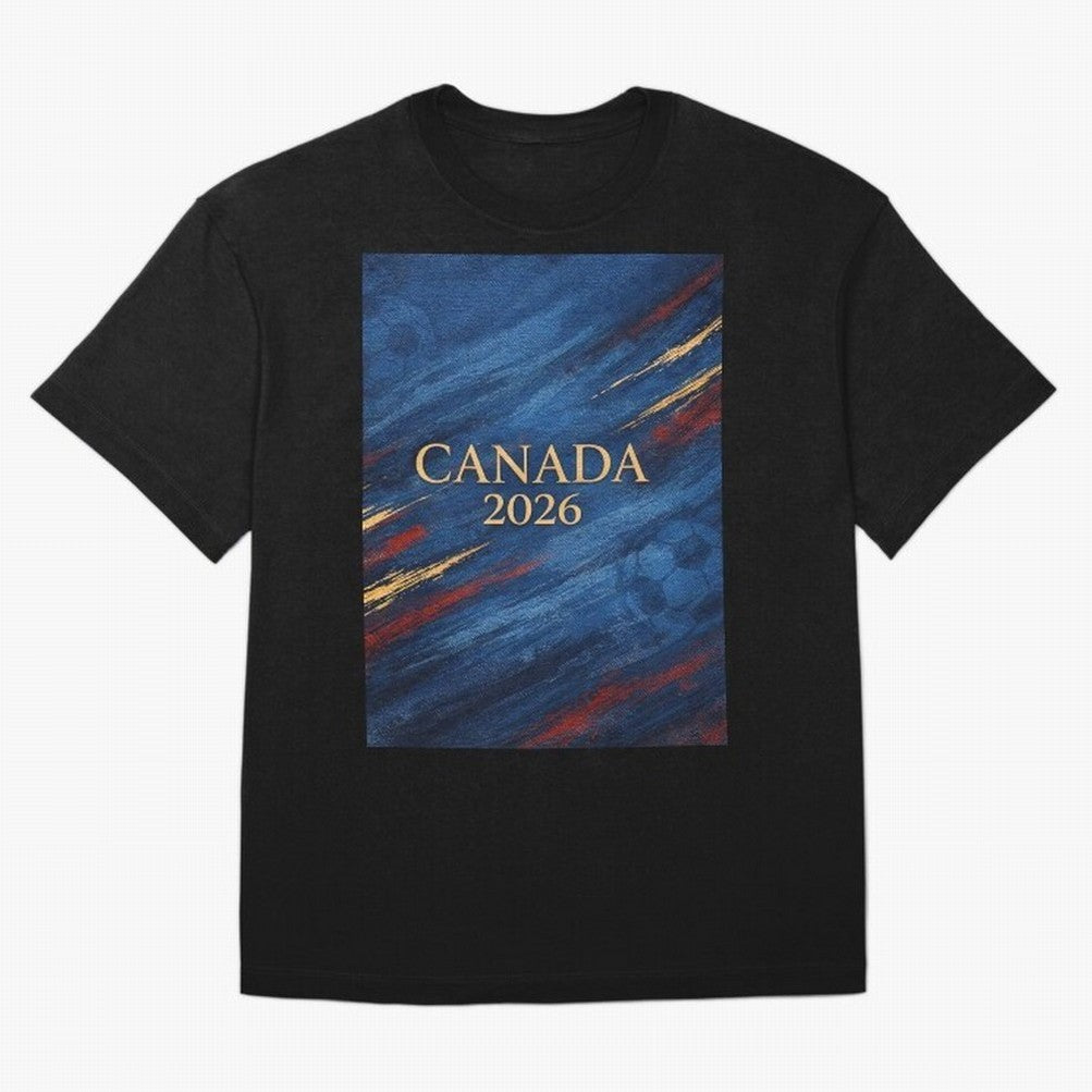 Elegant and Luxury Canada 2026 Soccer Theme Classic T-Shirt Cheer for the FIFA World Cup 2026 Group Stage Journey through Cristiano Ronaldo Highlights, England, France and Netherlands Pride, Stadium Chants, National Pride, Trophy Dreams and