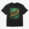 Brasil 2026 Soccer Theme Dark Green Classic T-Shirt Celebrate Fan Culture around FIFA World Cup 2026 Group Stage Spirit, Centered on Portugal, Messi, Vintage Soccer Flavor, Modern Football Stars, National Flags and Final Night Emotion; Ideal for