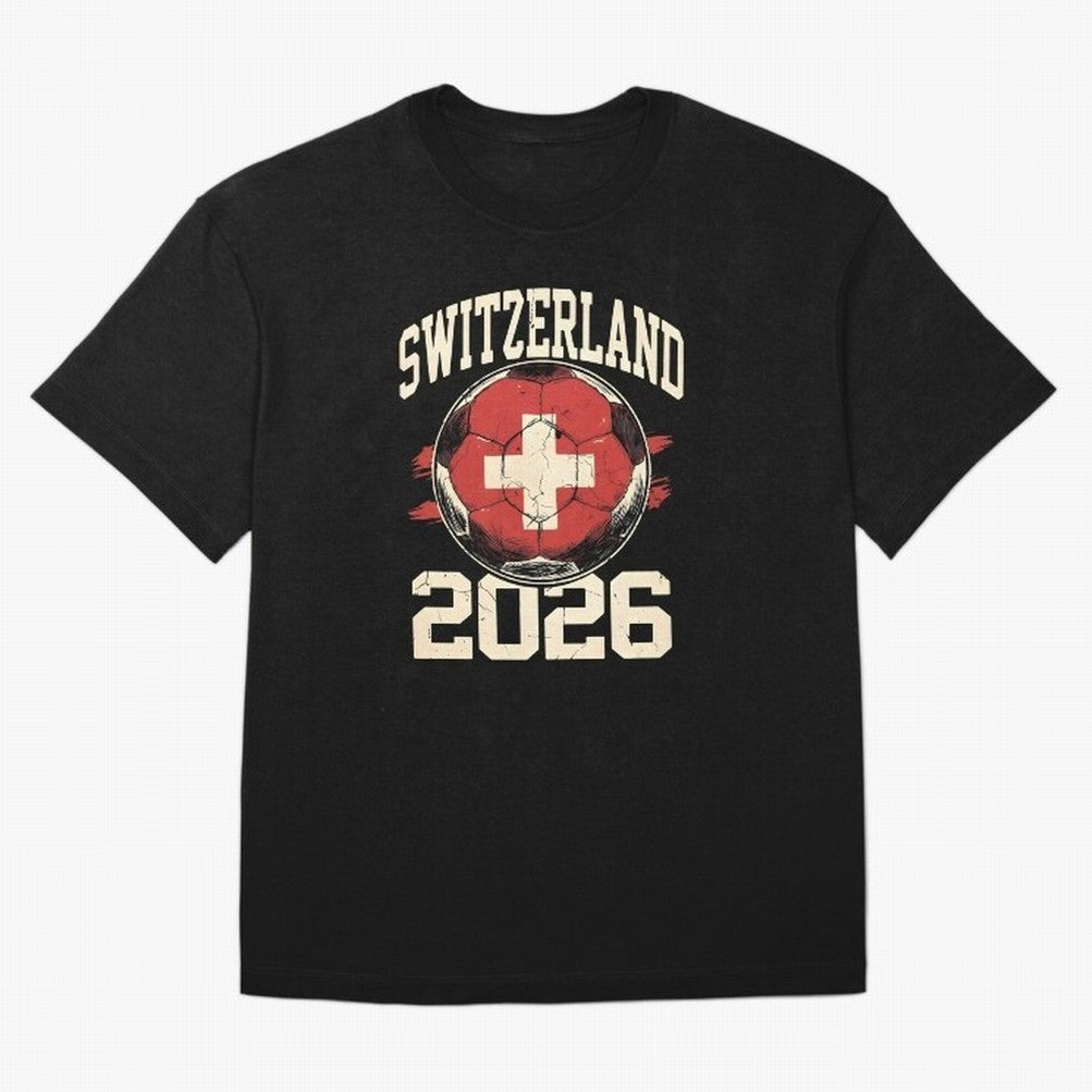 Switzerland 2026 World Cup Classic T-Shirt Relive Legendary Nights from the FIFA World Cup 2026 USA Canada Mexico Journey through Messi, CR7 and Mbappe Highlights, Brazil Pride, Worldwide Fan Energy, Dramatic Goals, Stadium Lights and Championship