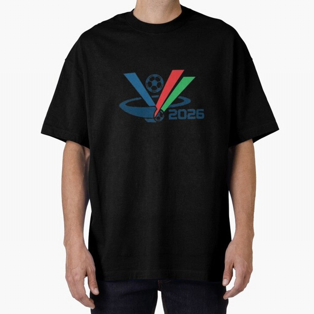 Minimalist FIFA 2026 V-Logo Design Classic T-Shirt Cheer through Every Moment of FIFA World Cup 2026 Group Stage Spirit, Filled with England and Germany, Mbappe, Global Supporter Spirit, Legendary Goals, National Colors and Tournament Celebration;