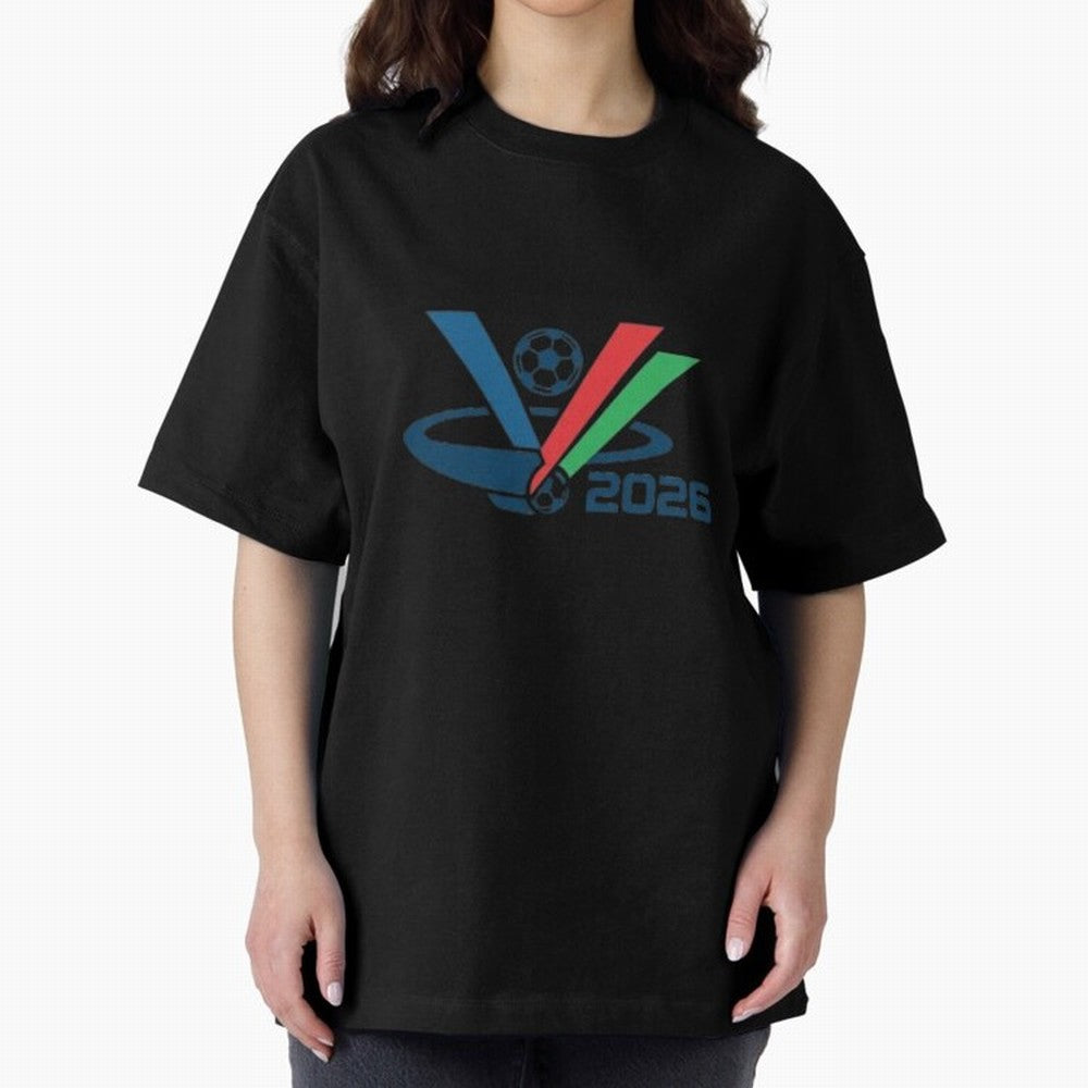 Minimalist FIFA 2026 V-Logo Design Classic T-Shirt Cheer through Every Moment of FIFA World Cup 2026 Group Stage Spirit, Filled with England and Germany, Mbappe, Global Supporter Spirit, Legendary Goals, National Colors and Tournament Celebration;