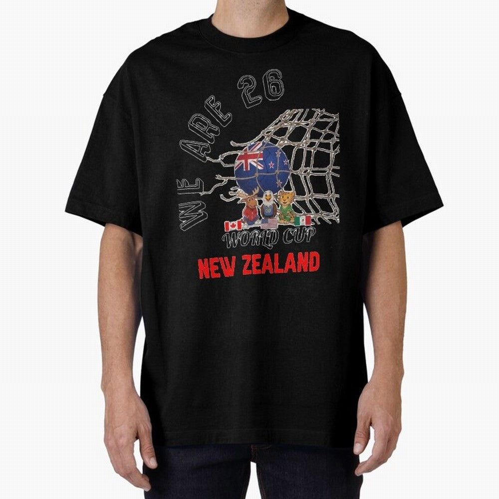 World cup 26 - New Zeland Classic T-Shirt Represent Fans Who Live for Global Football Passion for FIFA World Cup 2026 Group Stage, Celebrating Haaland, Argentina, France and Brazil, Tournament Hype, Historic Matchups, Family Viewing Parties and