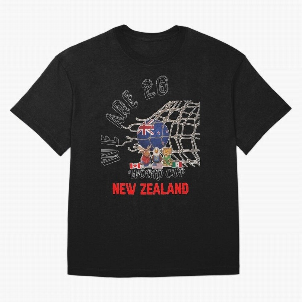 World cup 26 - New Zeland Classic T-Shirt Represent Fans Who Live for Global Football Passion for FIFA World Cup 2026 Group Stage, Celebrating Haaland, Argentina, France and Brazil, Tournament Hype, Historic Matchups, Family Viewing Parties and