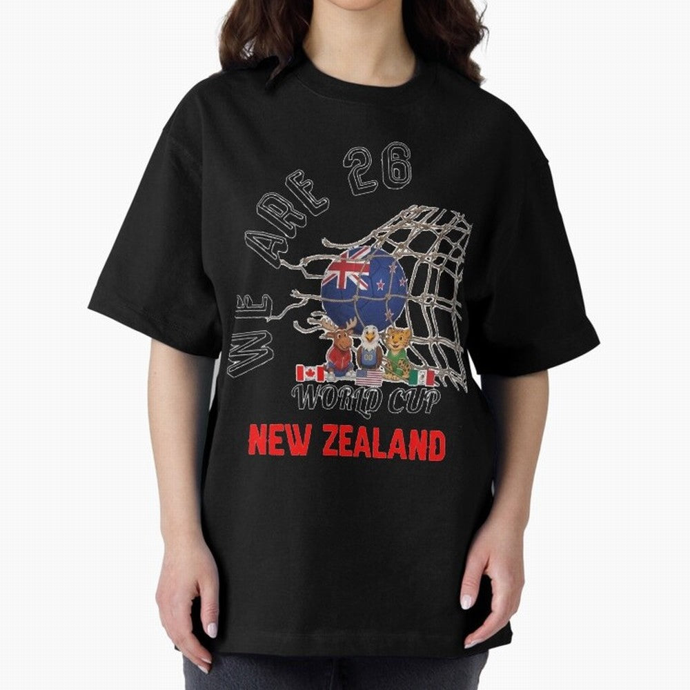 World cup 26 - New Zeland Classic T-Shirt Represent Fans Who Live for Global Football Passion for FIFA World Cup 2026 Group Stage, Celebrating Haaland, Argentina, France and Brazil, Tournament Hype, Historic Matchups, Family Viewing Parties and