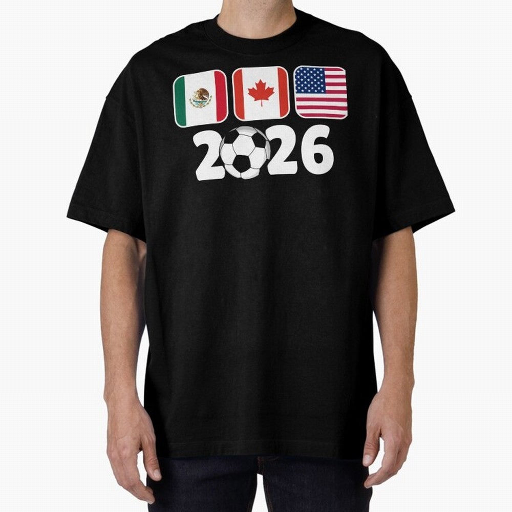 2026 World Cup North America Emblem Retro Classic T-Shirt Wear the Spirit of FIFA World Cup 2026 Spirit, Celebrating Portugal, Spain and Germany, Cristiano Ronaldo, Haaland and CR7, Tournament Hype, Historic Matchups, Family Viewing Parties and