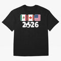 2026 World Cup North America Emblem Retro Classic T-Shirt Wear the Spirit of FIFA World Cup 2026 Spirit, Celebrating Portugal, Spain and Germany, Cristiano Ronaldo, Haaland and CR7, Tournament Hype, Historic Matchups, Family Viewing Parties and