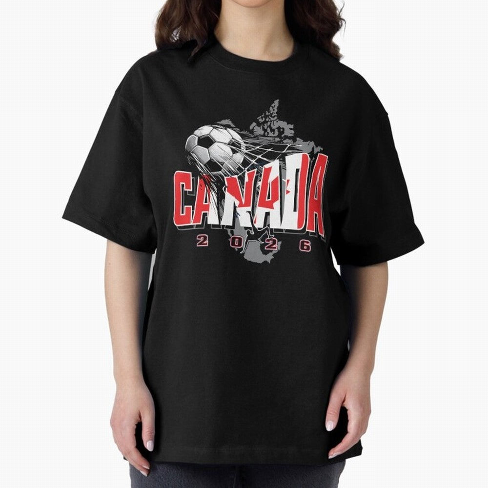 Canada Soccer Football World Fan Classic T-Shirt Carry National Pride through FIFA World Cup 2026 for Fans of Cristiano Ronaldo, Haaland and CR7 and Argentina and Brazil, Bringing Football History, Final Match Energy, Crowd Noise and Once in a