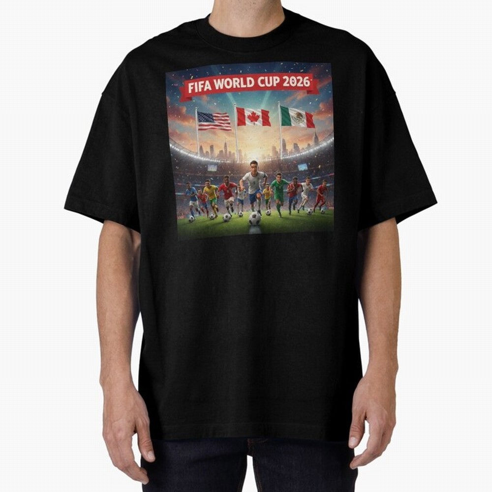 ? Global Football 2026 ¨C USA Canada Mexico #football 2026 Classic T-Shirt Build FIFA World Cup 2026 Group Stage Spirit, Highlighting Argentina, Neymar, Haaland and Cristiano Ronaldo, Sports Nostalgia, International Competition, Famous Players and