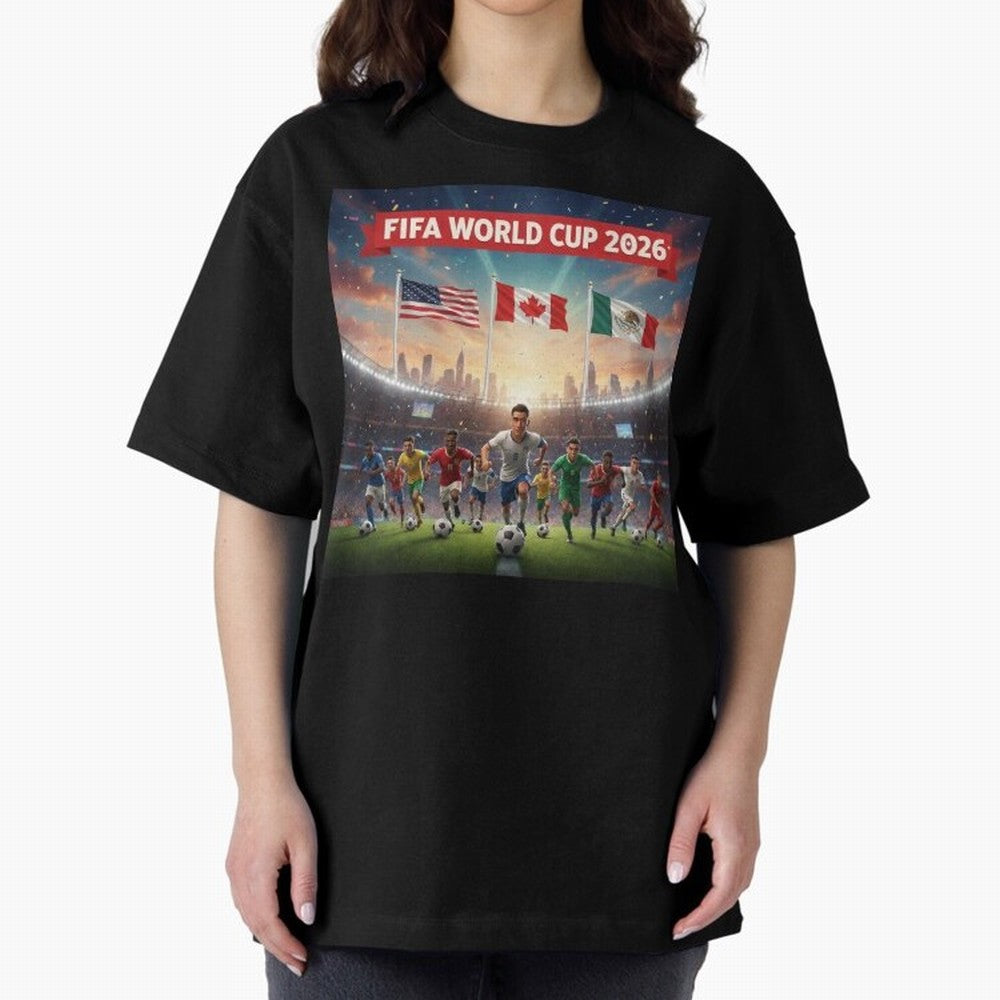 ? Global Football 2026 ¨C USA Canada Mexico #football 2026 Classic T-Shirt Build FIFA World Cup 2026 Group Stage Spirit, Highlighting Argentina, Neymar, Haaland and Cristiano Ronaldo, Sports Nostalgia, International Competition, Famous Players and