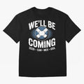 We¡¯ll Be Coming 26 International Football Supporters Tee Classic T-Shirt Make Memories around FIFA World Cup 2026 Built around Neymar, Haaland and Cristiano Ronaldo, Portugal, Spain and Germany Energy, Tournament Hype, Historic Matchups, Family