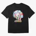 All The World United 2026 Football Classic T-Shirt Cheer for Global Football Passion for FIFA World Cup 2026 USA Canada Mexico, Centered on Messi, Neymar and Mbappe, Brazil, Portugal and Argentina, Retro Football Energy, Iconic Rivalries, Trophy