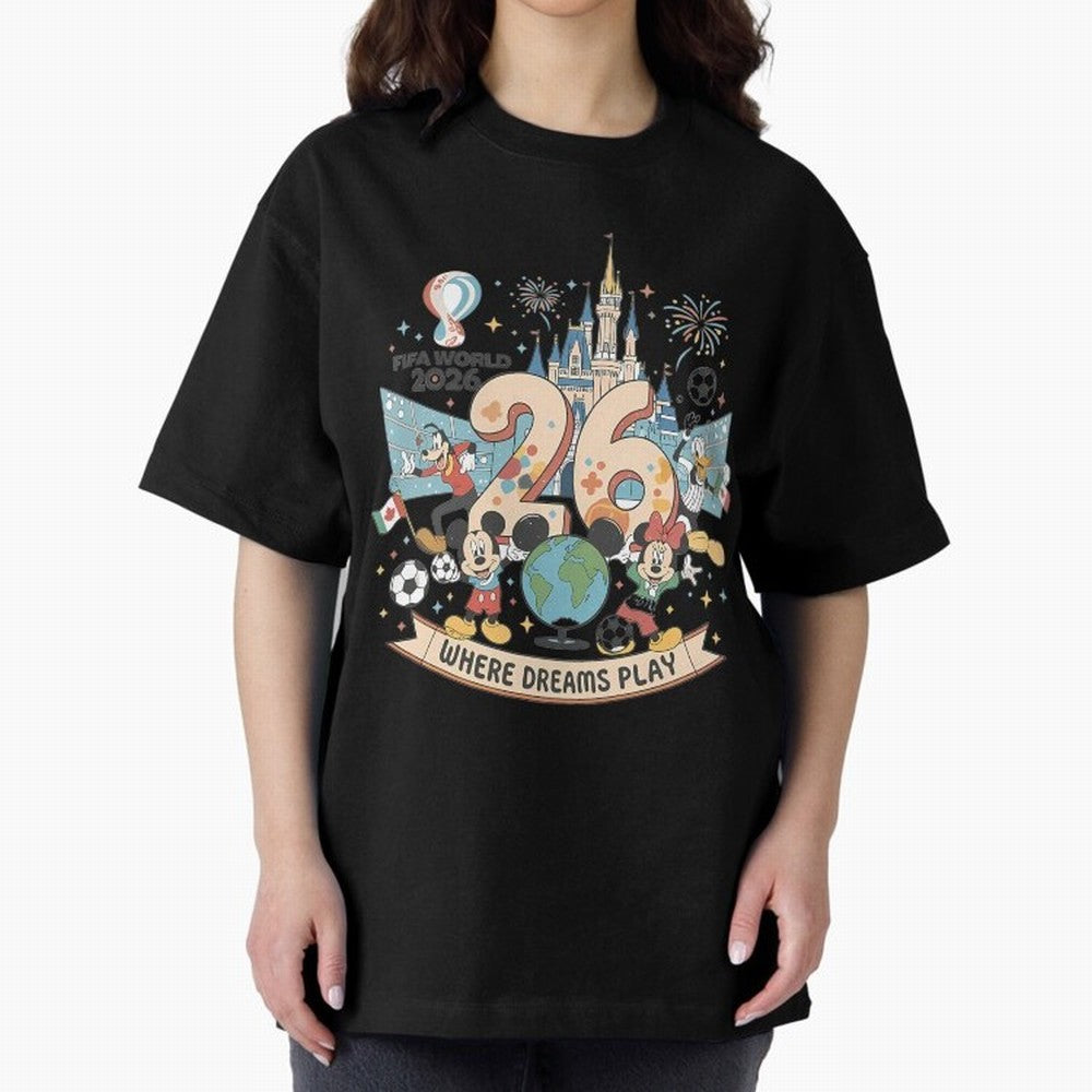 Dreamland Football 2026 Classic T-Shirt Represent the Passion of FIFA World Cup 2026 Group Stage for Fans of Cristiano Ronaldo, Haaland and CR7 and Argentina, Bringing Stadium Chants, National Pride, Trophy Dreams and Unforgettable Football