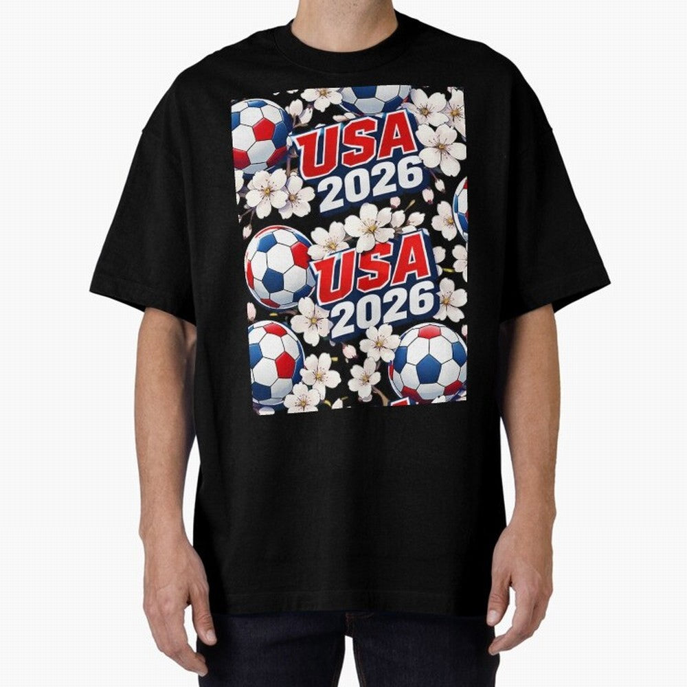 USA 2026 Soccer World Cup Pattern - Artistic Picasso Style Football Classic T-Shirt Bring Match Day Fire to the FIFA World Cup 2026 USA Canada Mexico Journey through Cristiano Ronaldo Highlights, Portugal, Spain and Germany Pride, Match Day