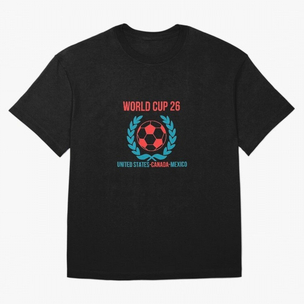 World Cup 2026 United States Canada Mexico Soccer Logo Classic T-Shirt Show Love for Legendary Goals in Global Football Passion for FIFA World Cup 2026 USA Canada Mexico, Connected to CR7, Argentina, France and Brazil, Global Supporter Spirit,
