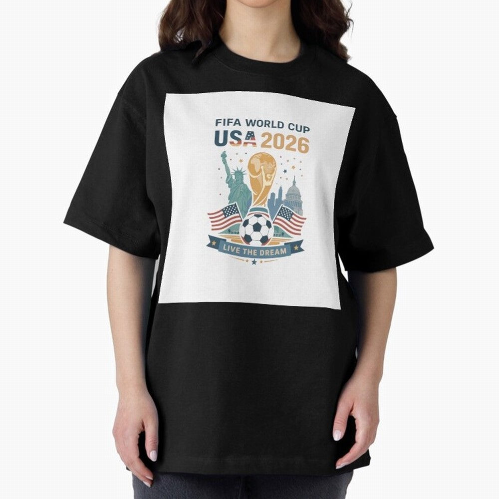 Fifa World Cup USA 2026 Classic T-Shirt Experience the Global Stage of FIFA World Cup 2026 Group Stage Spirit, Capturing Germany, Cristiano Ronaldo, Worldwide Fan Energy, Dramatic Goals, Stadium Lights and Championship Celebrations; Perfect for