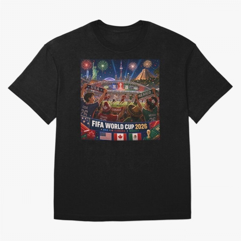 ? One Ball Three Nations 2026 #football 2026 Classic T-Shirt Show Championship Spirit for Global Football Passion for FIFA World Cup 2026, with Messi and Cristiano Ronaldo, England, France and Netherlands, Global Supporter Spirit, Legendary Goals,